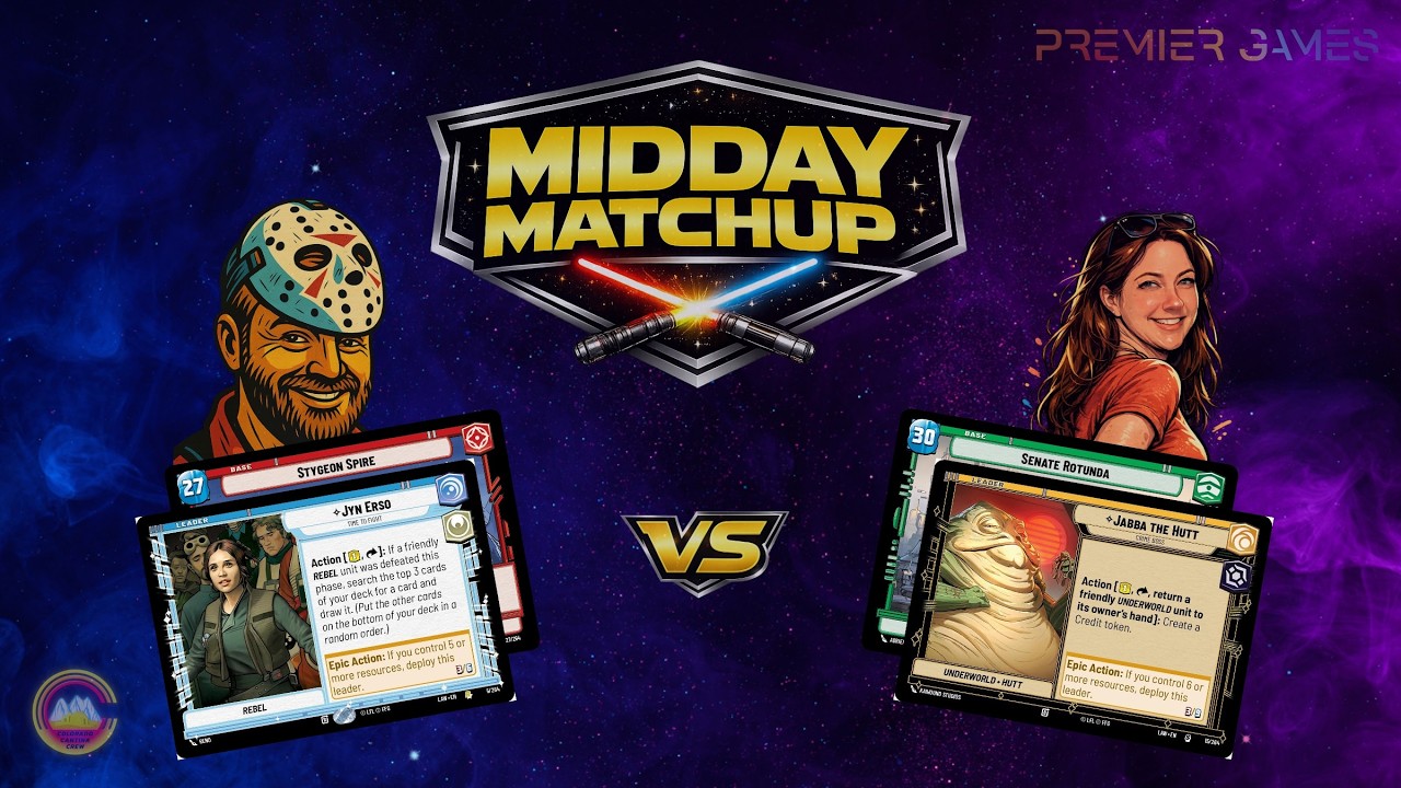 Let's play some new leaders!  Jyn Red vs. Jabba Green