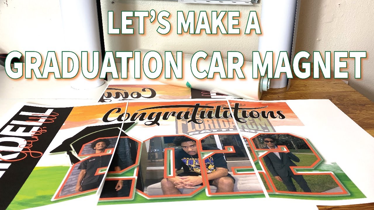 Work with Me | Making a Car Magnet using Sublimation and Laminate | Sticker Paper