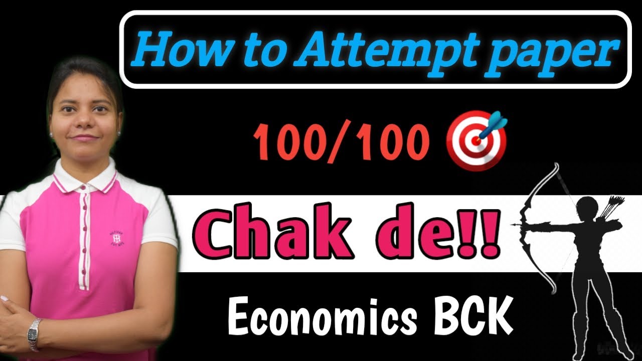 How to attempt Paper 4 Economics BCK CA Foundation -How to use 2 hours of Exam to score full in exam