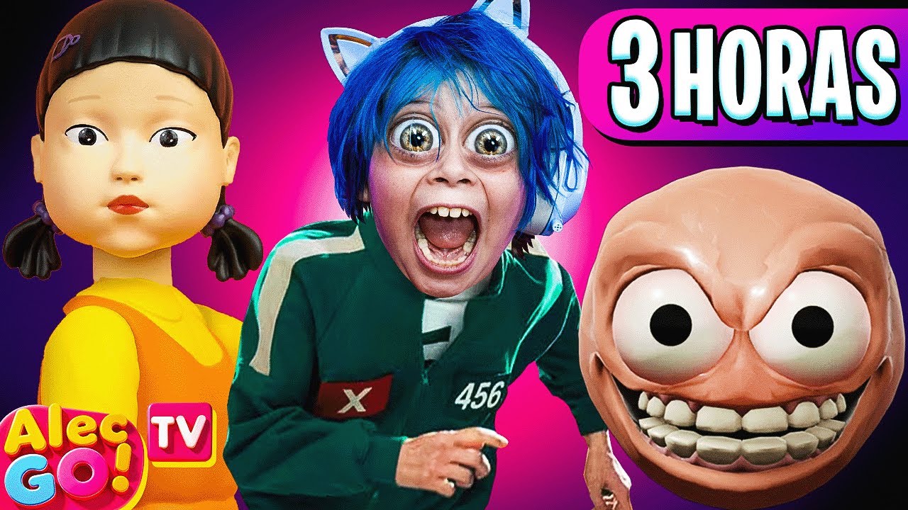 ROUND 6 e MAIS 3 HORAS de AVENTURAS *MALUCAS* no ROBLOX ( Alec GO! #TV)