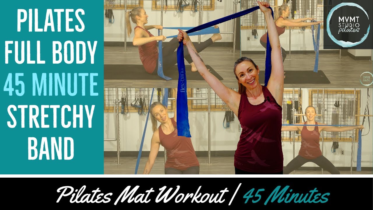 Pilates Full Body | Theraband Workout | 45 minutes