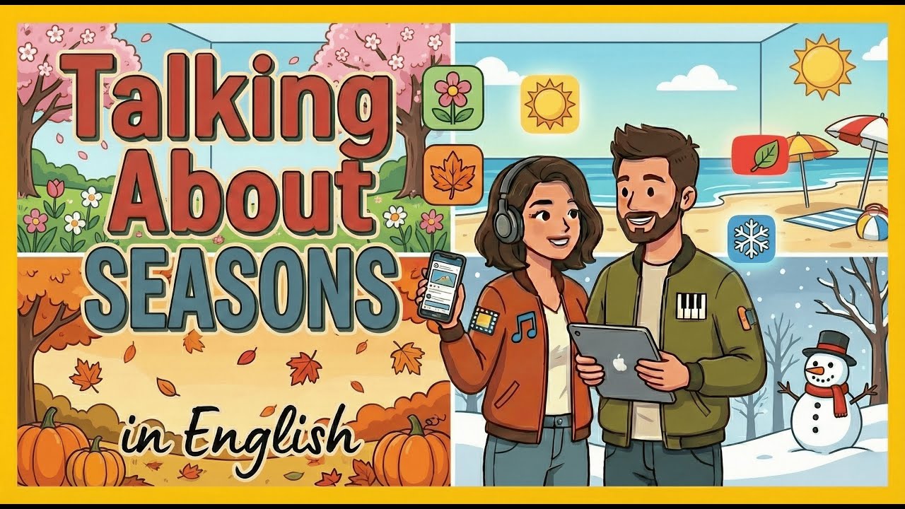 How to Talk About Seasons in English | English Conversation Practice | Easy English Podcast
