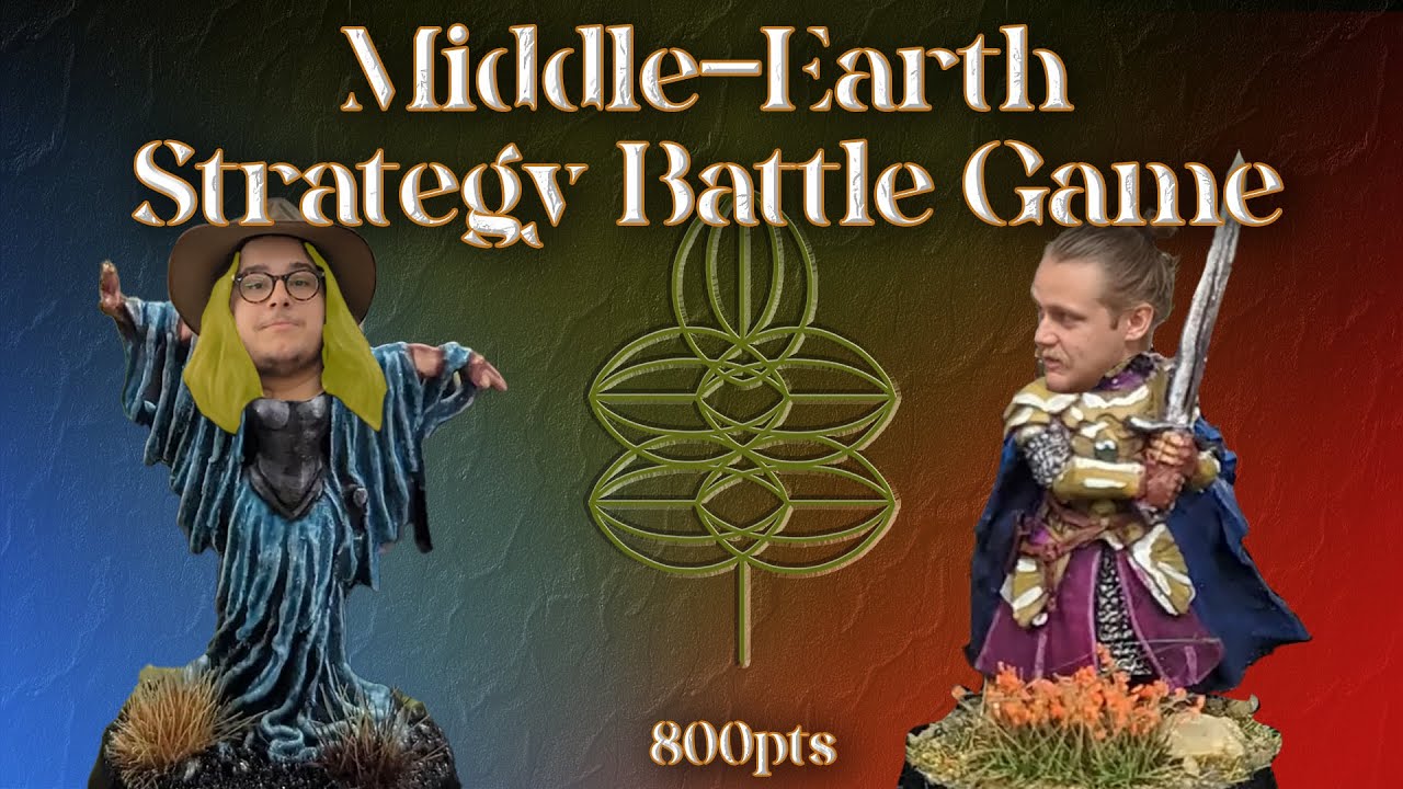 800pt MESBG Battle Report: Lothlorian Vs Numenor/Misty mountains.