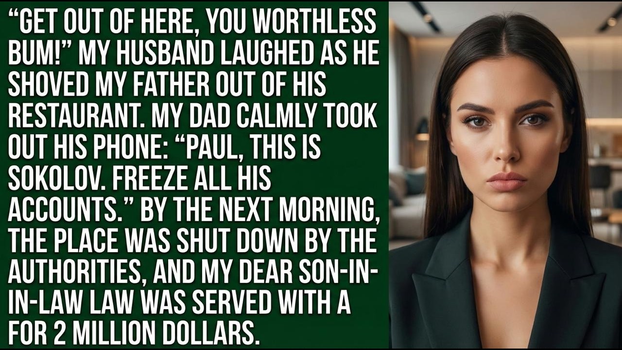 I Kicked Your ‘Hobo’ Father Out! My Husband Laughed — Until $2,000,000 Lawsuit Arrived Next Morning