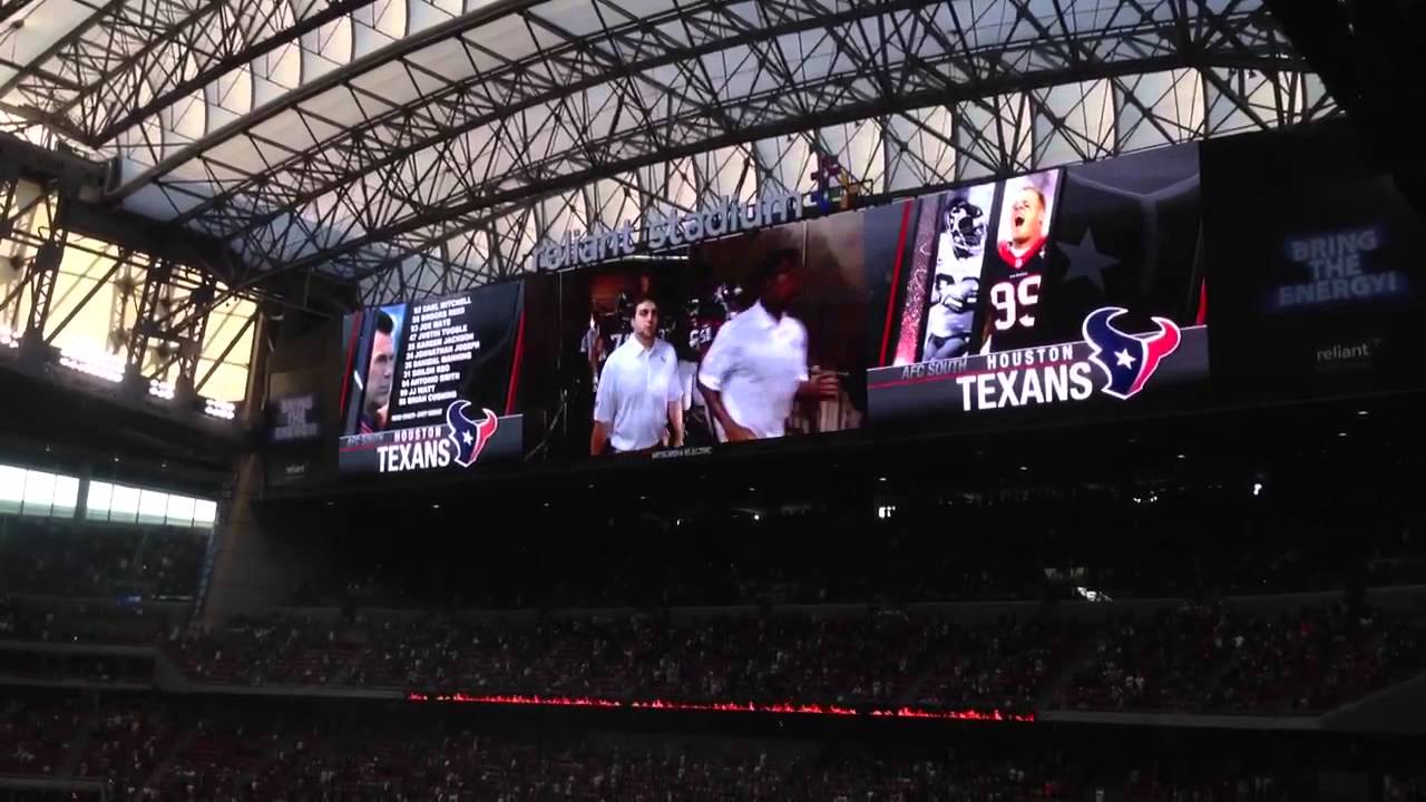 Houston Texans Awesome Player Intro
