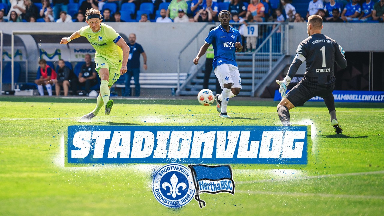 Wieso will der Ball nicht rein?! 😭 | SV Darmstadt 98 🆚 Hertha BSC - STADION VLOG 🏟⚽
