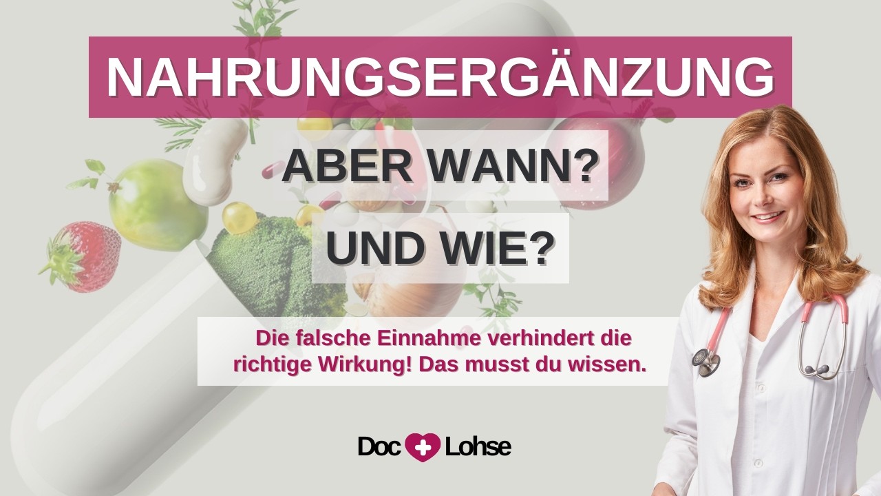 Nahrungsergänzung richtig einnehmen - Zusammen? Vor oder nach dem Essen? Wann Vitamin D und Eisen??
