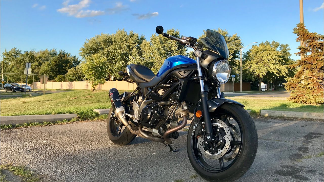 Установка лобового стекла SV650 GIVI 2017 года и первые впечатления