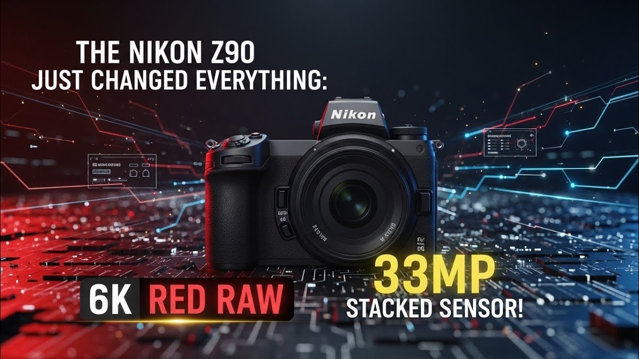 The Nikon Z90 Just Changed Everything: 6K RED RAW & 33MP Stacked Sensor!
