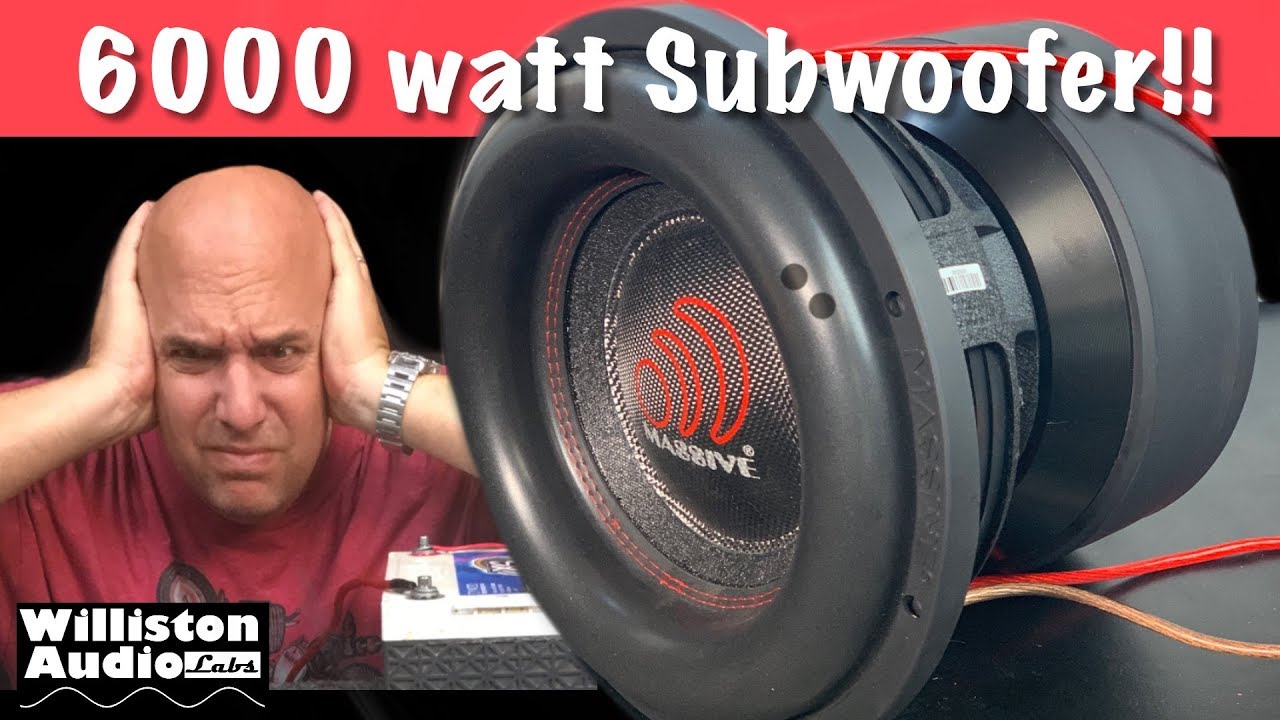Сабвуфер Massive Audio мощностью 6000 Вт RMS!! [4K]