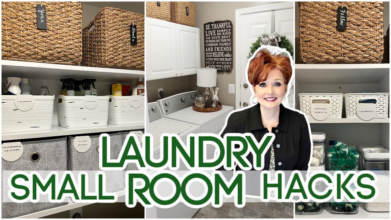 20 WAYS TO ORGANIZE YOUR LAUNDRY ROOM / HOME ORGANIZATION SERIES EP.2