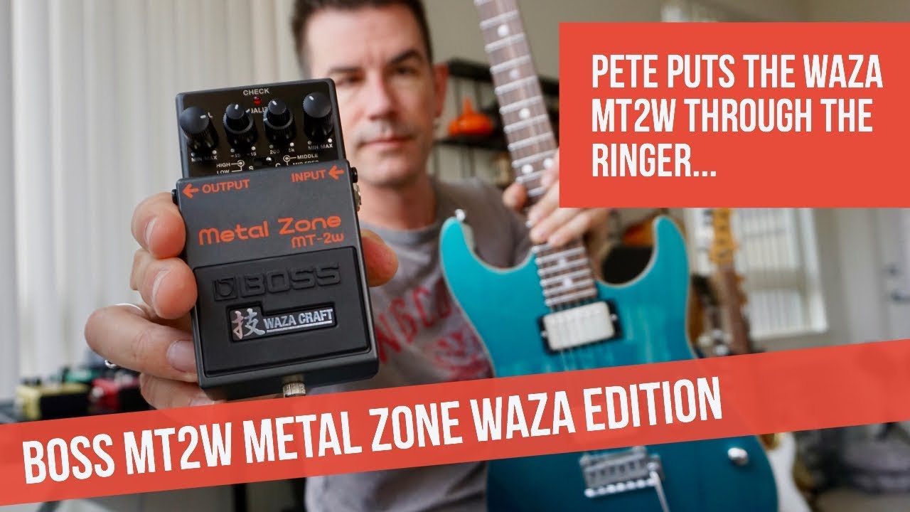 НОВЫЙ BOSS MT2W WAZA METAL ZONE DEMO ОТ PETE THORN