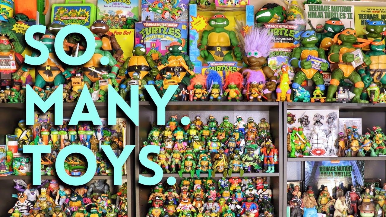TMNT and 90s-Inspired Toy Collection Room Tour!