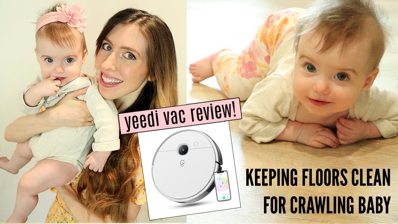 Keeping Our Floors Clean for a Crawling Baby | Yeedi Vac Robot Vacuum with Self-Empty Station Review
