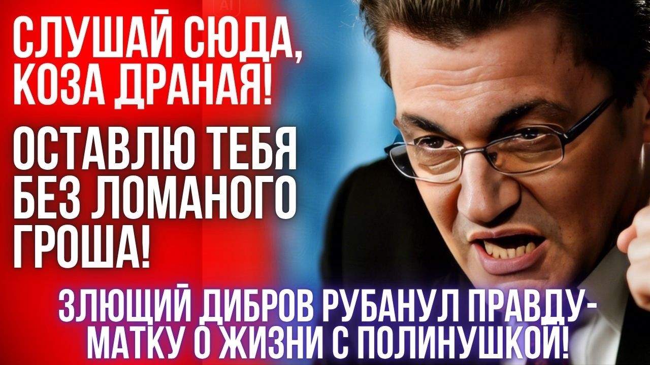 Дмитрий Дибров сделал сенсационное признание о нашумевшем разводе!