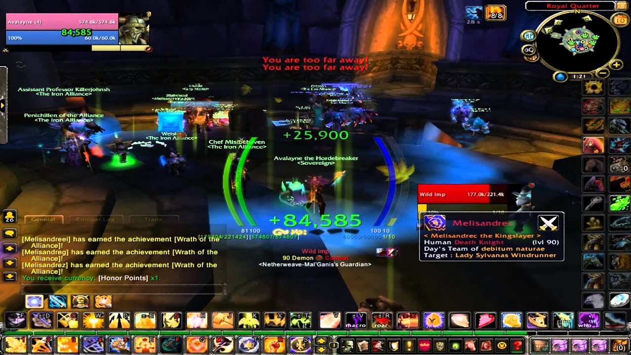 Iron Alliance Kills Sylvanas Late at night ft. Krazynate/Netherweave