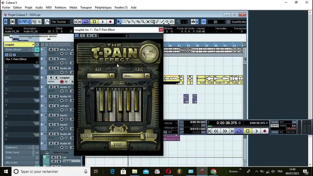 Mixage vocal  Afrobeat dans cubase 5
