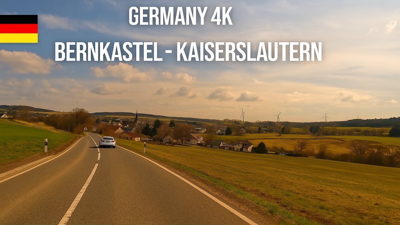 Driving in Germany in Rheinland Pfalz Bernkastel-Kues to Kaiserslautern