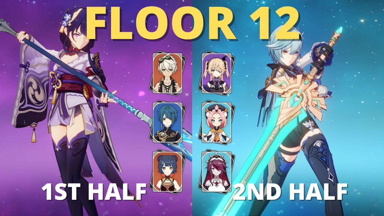C0 Raiden National & C0 Eula | Genshin Impact 2.2 Spiral Abyss Floor 12