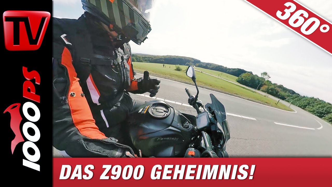 Was macht die Kawasaki Z900 so erfolgreich? 360 Grad Motovlog