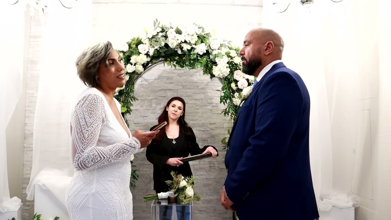 Kisha & Jason wedding Live from The Lucky Little Chapel in Fabulous Downtown Las Vegas!!!