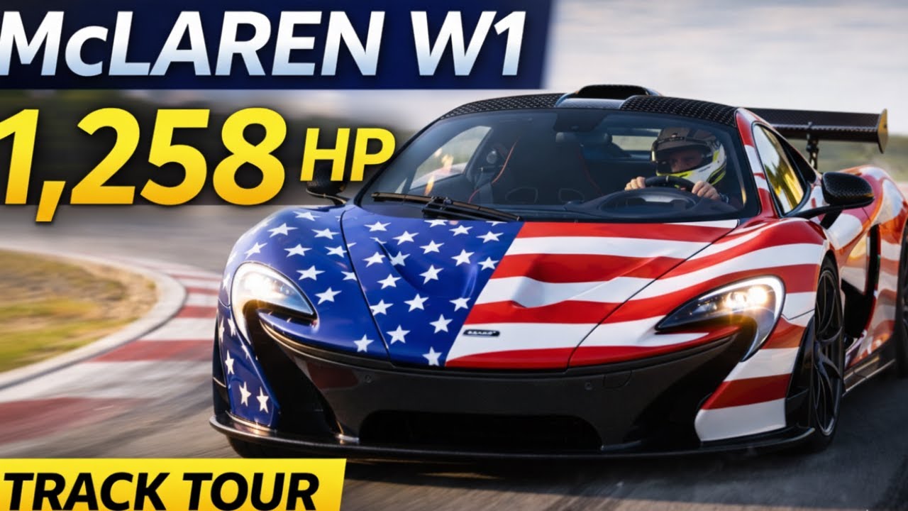 McLaren W1 Track Run: Full Walkaround + High-Speed Laps (Price, Power, Top Speed)