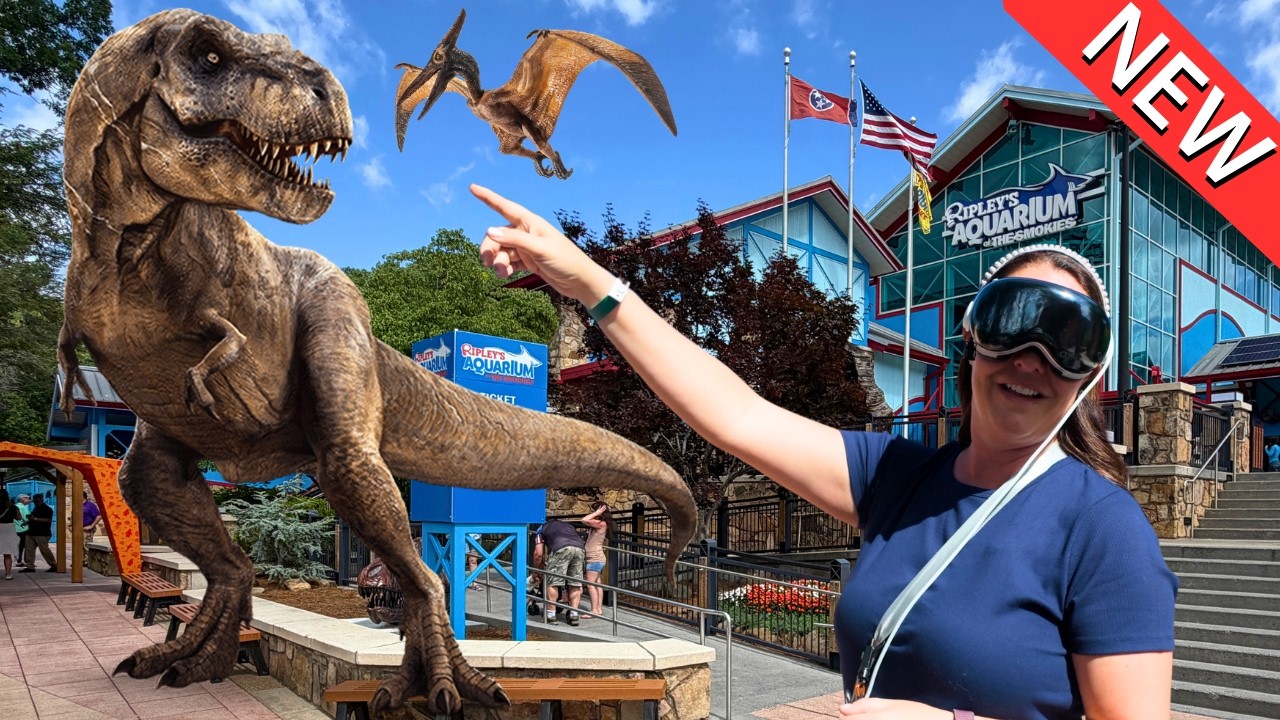 The Gatlinburg Aquarium Has a NEW Dinosaur Experience & Breakfast with Mermaids!