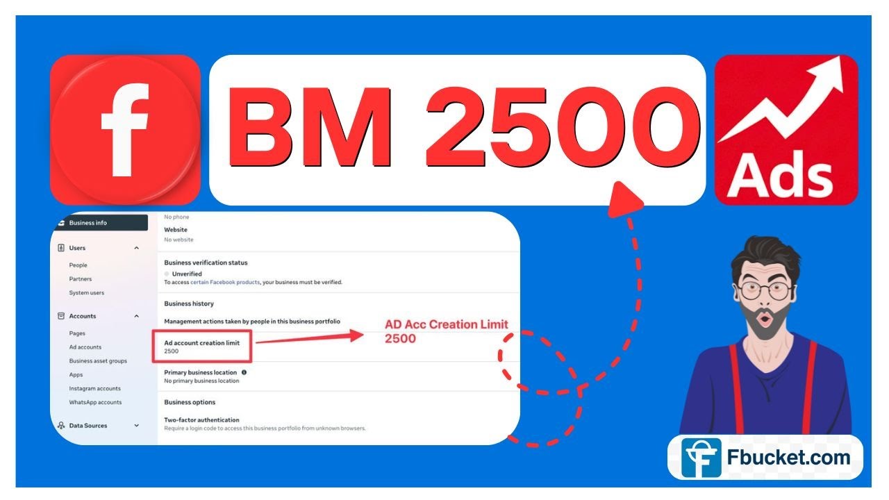 FACEBOOK BM 2500 | Create Facebook Business Manager with 2500$ Ad Account (Step by Step Guide)