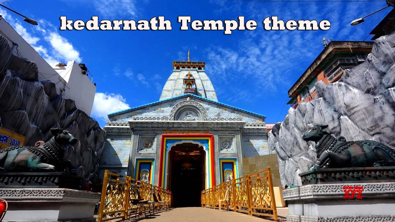 Kedarnath theme Durga Puja Pandal | Kolkata Puja Pandal 2022 | Kedarnath Temple |BaBu Vlogs