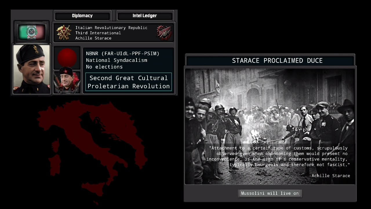 [TNO X KX] Post-Mussolini Italy | Custom Super Events