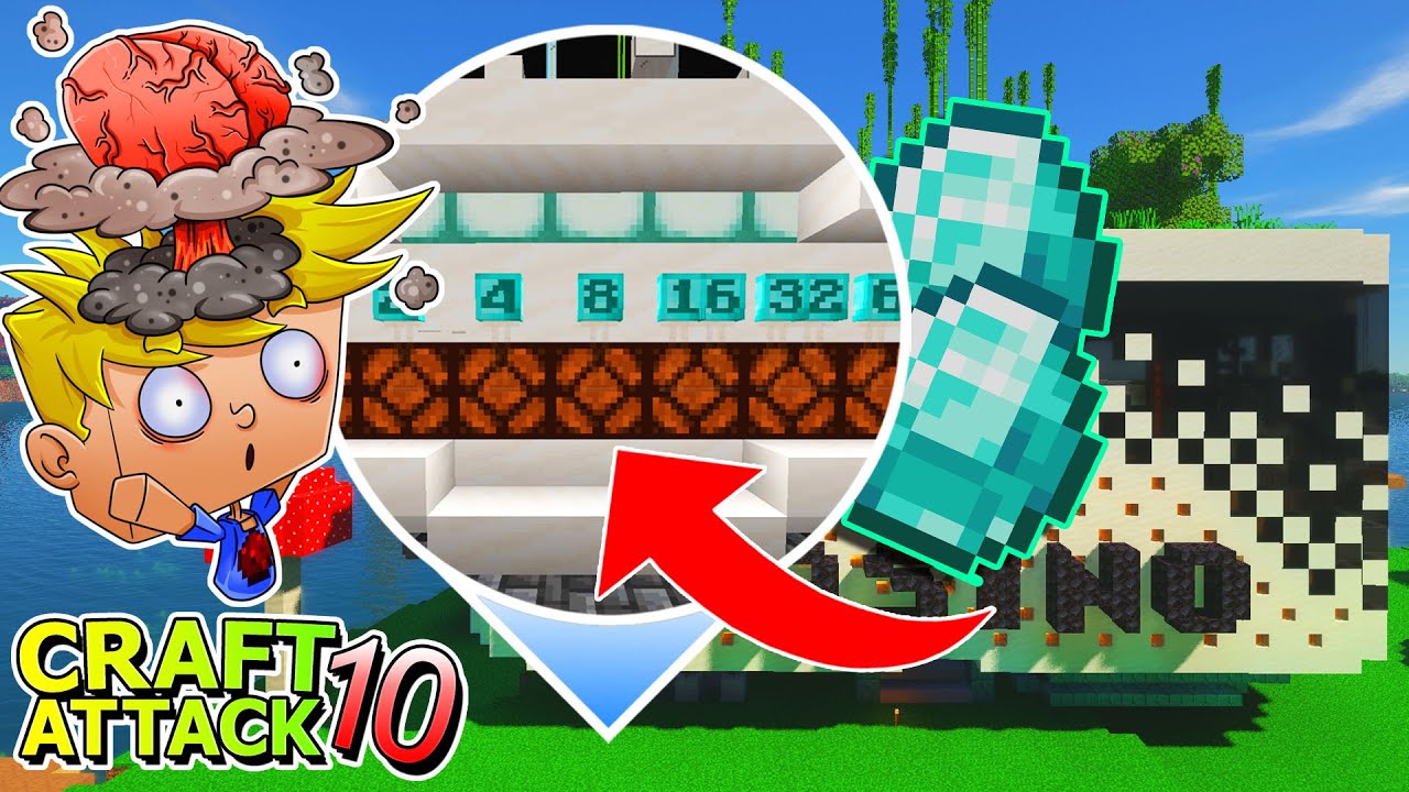 Spark FINDET LÜCKE im CASINO! System GEKNACKT! - Minecraft Craft Attack 10 #76
