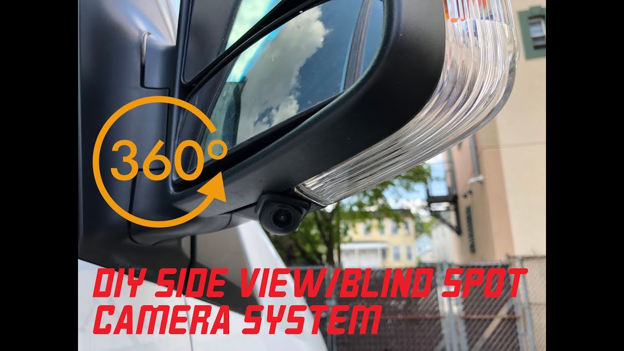 DIY side view blind spot camera system in a Mercedes Sprinter