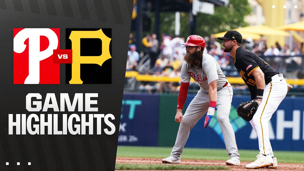 Phillies vs. Pirates Game Highlights (6/8/25) | MLB Highlights