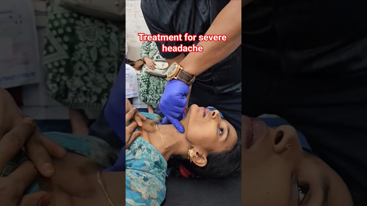 treatment for severe headache by world famous Chiropractor Dr.Rajneesh kant