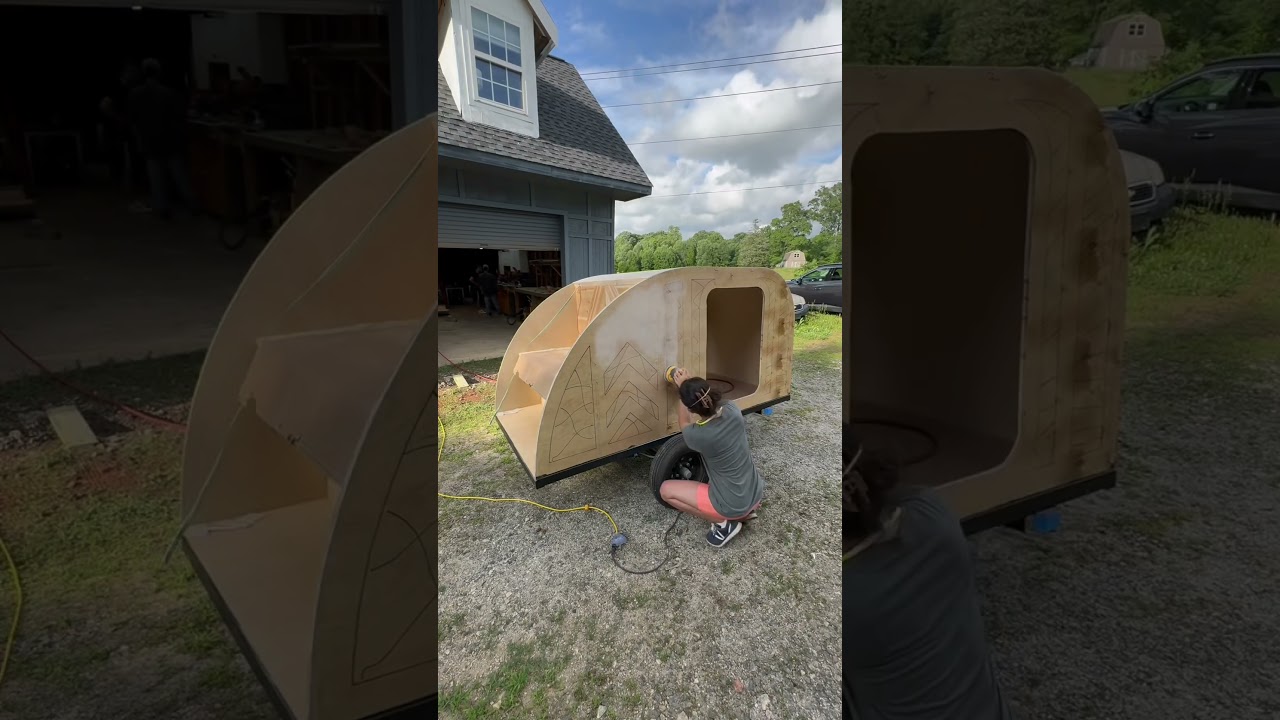 Teardrop Camper Build #TeardropCamping #TinyCamper #CamperLife #CamperConversion #TinyTrailers #rv