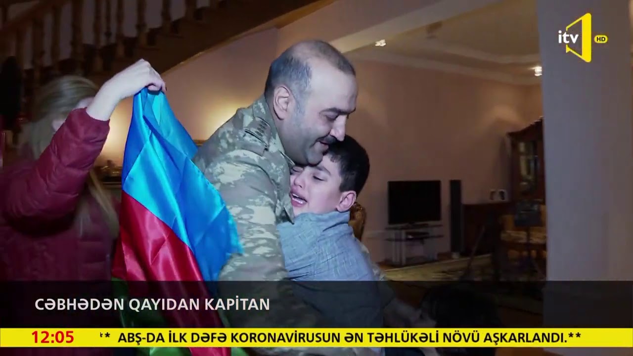 Cəbhədən qayıdan kapitan Fərhad Celqamlı