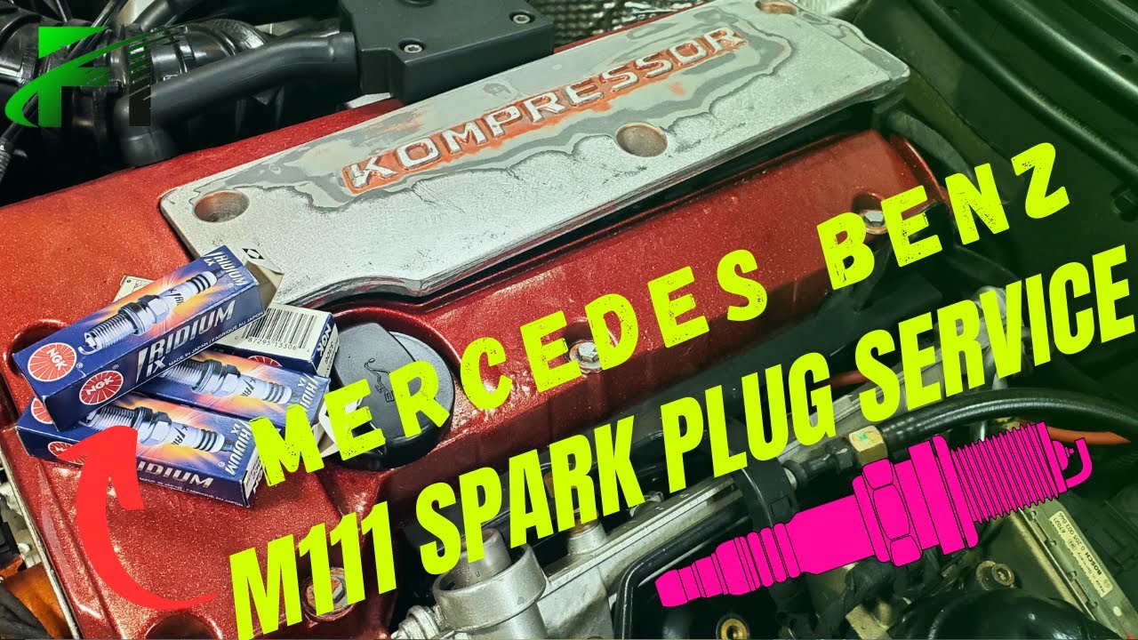 Mercedes M111 Engine Spark Plug Replacement - R170 SLK230 - All Mercedes Models - Step by Step !