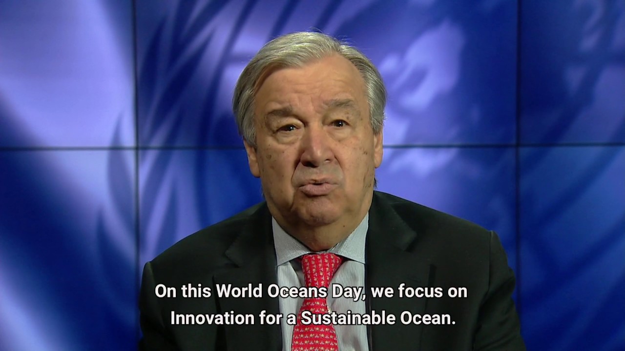 UN chief message on World Oceans Day 2020