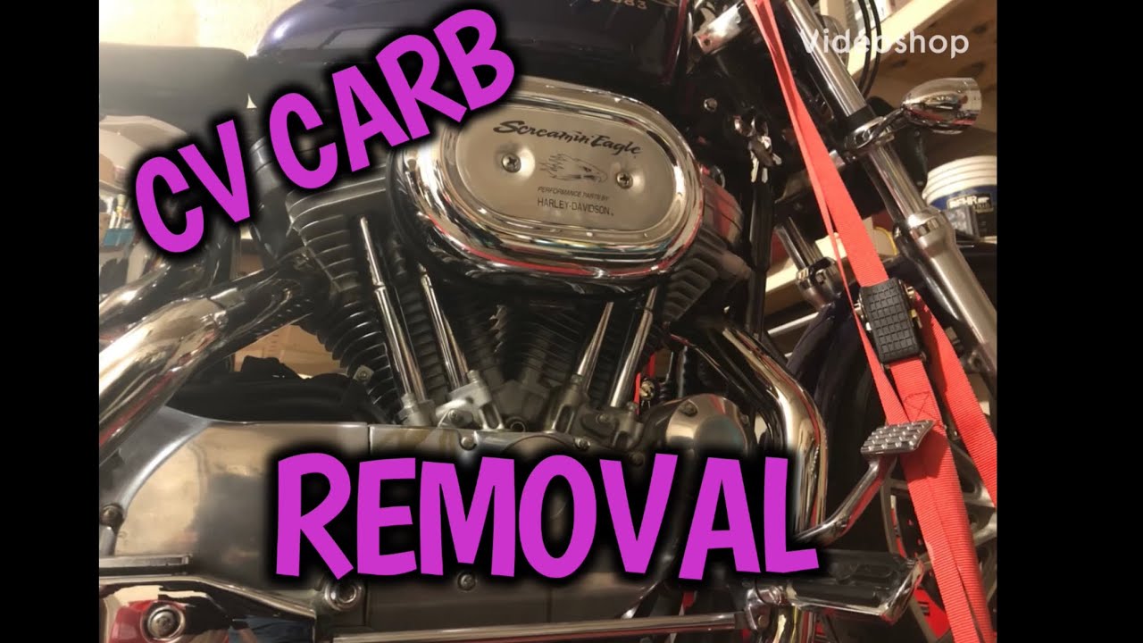 Sportster CV carb removal