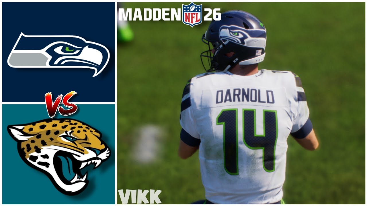 Seahawks vs Jaguars Week 6 Simulation (Madden 26)