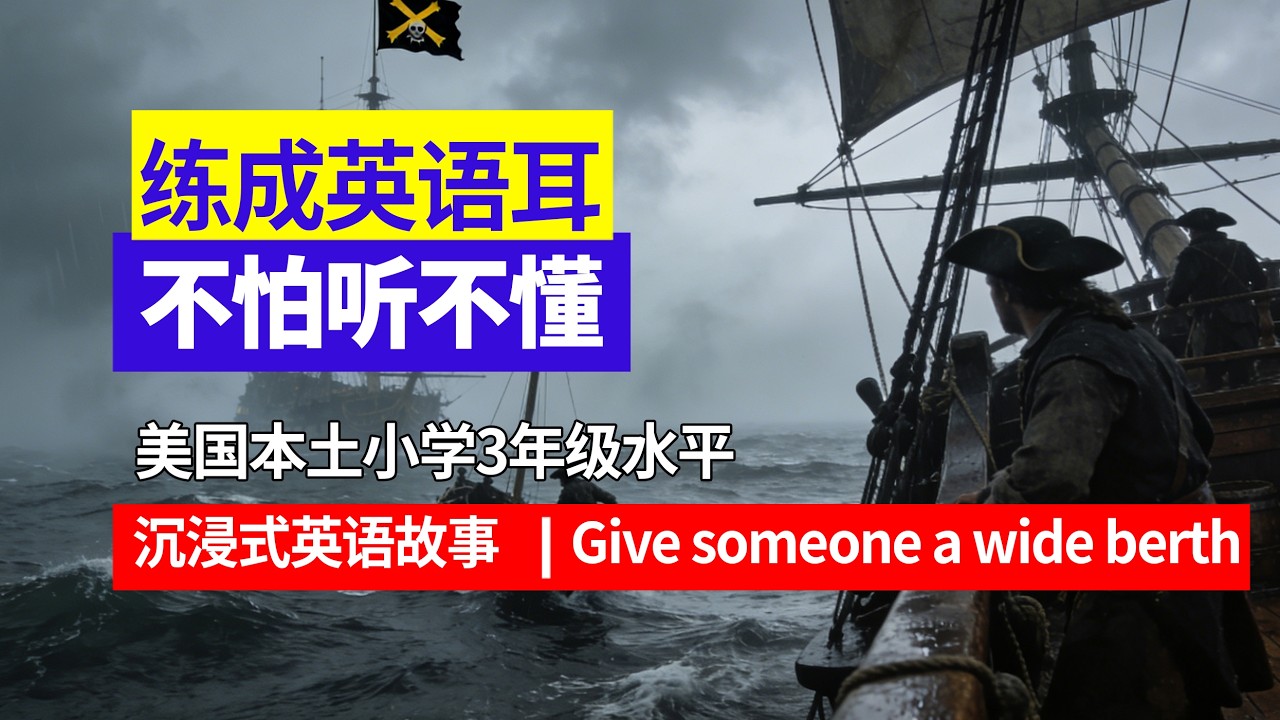 美国小学3年级水平｜沉浸式跟读｜用母语法自然形成英语耳｜从适合你的难度开始 大量反复听｜Give someone a wide berth#英语口语 #英语听力 #日常英语 #母语学习法 #英语故事