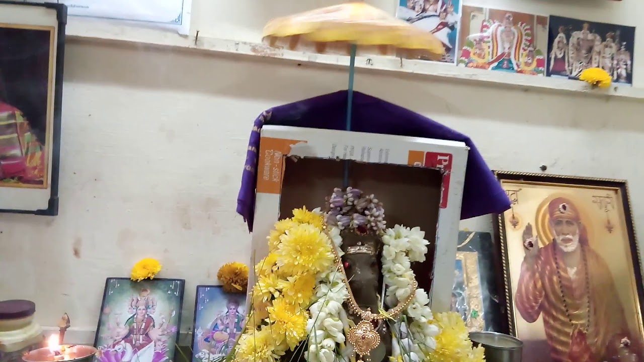 Spinning umbrella for lord ganesha by karthik with foundation lvl kit