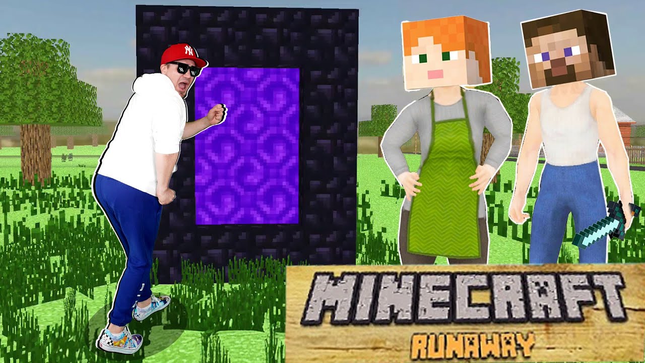 🏫 Nowa Ucieczka PORTALEM NETHERU w SCHOOLBOY RUNAWAY MINECRAFT! | Schoolboy Runaway Mody