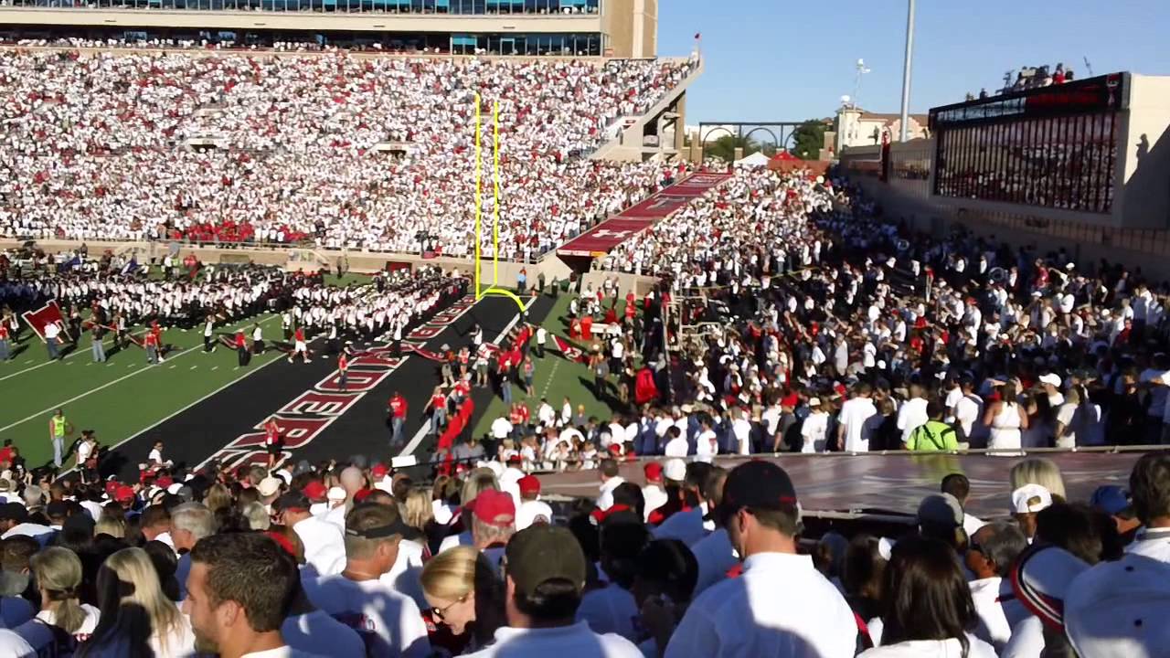 Texas Tech University Goin' Band pre game 9 21 2013