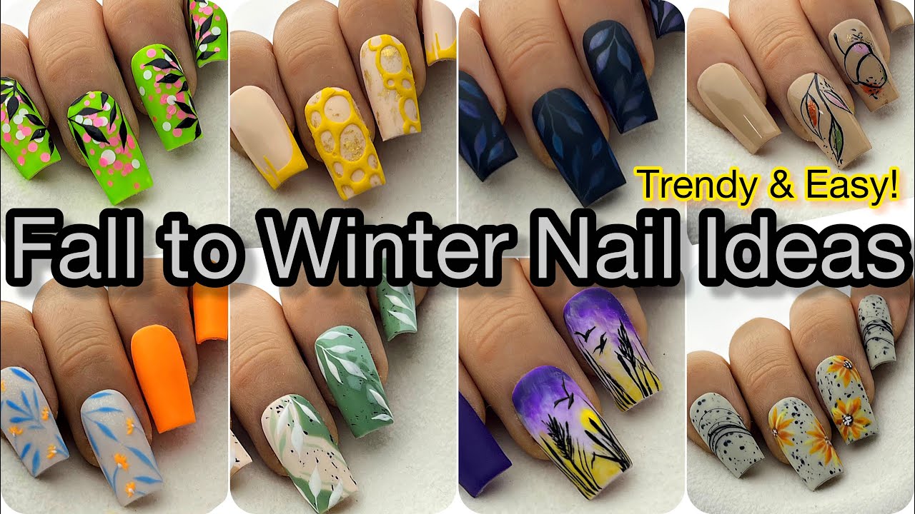Aesthetic Fall to Winter Nail Art 💅 | Easy & Trendy Designs You’ll Love!