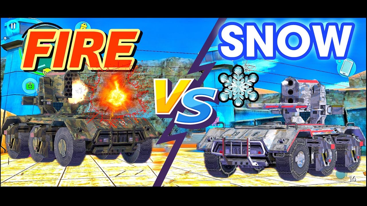 MC4 FireStorm Lvl.3 VS Snowstorm Lvl.3 FIRE VS FIRE | Gangstar Vegas #gameswithnature #gangstarvegas