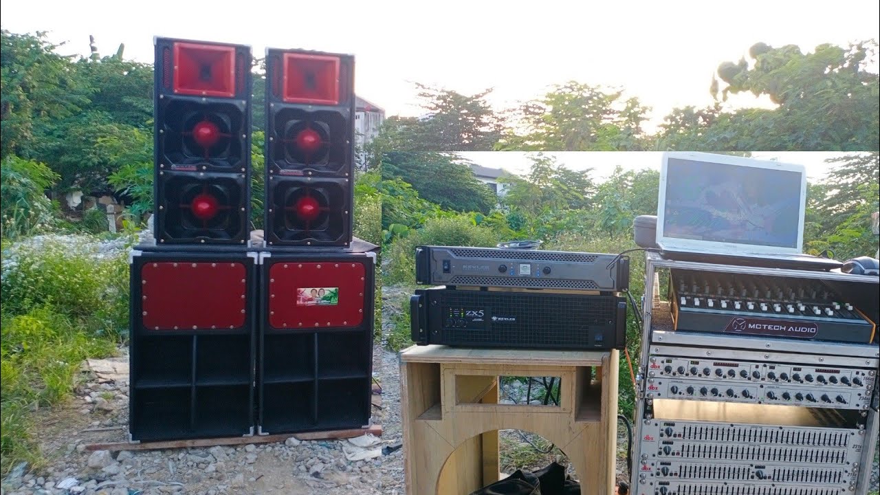 Halus Lahat KEVLER | ZX5 & X8 POWER AMP. 2 MCV BOX D-18 & 2 DUAL BULLET D-12 LOADED KEVLER SPEAKER.