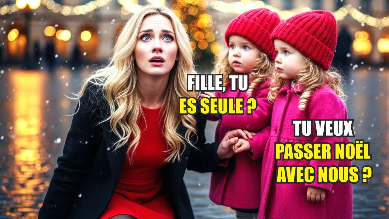 UNE FEMME SEULE À NOËL TOUCHE LES FILLES DU MILLIARDAIRE ET LEUR INVITATION CHANGE TOUT POUR ELLE