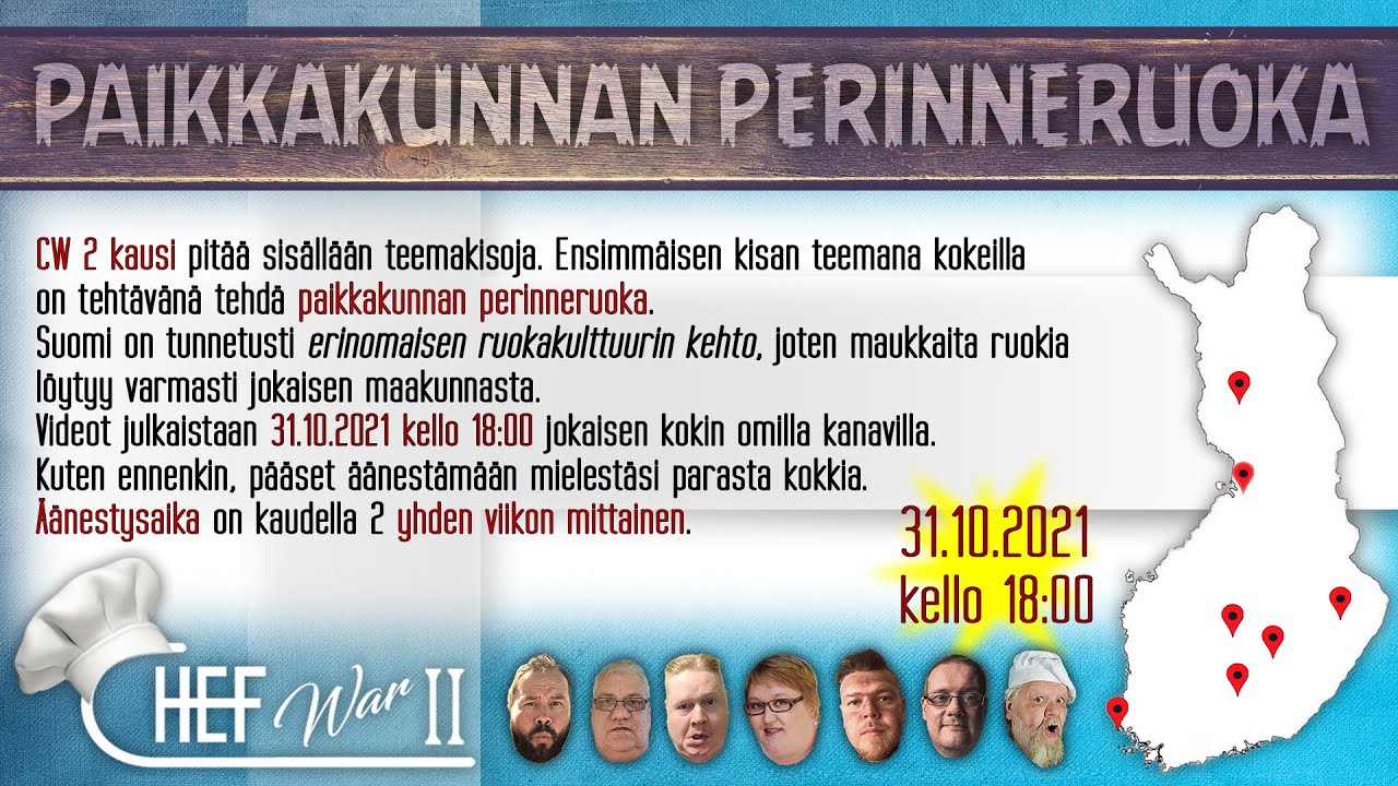 CW2-1 Paikkakunnan perinneruoka, 31 10 2021
