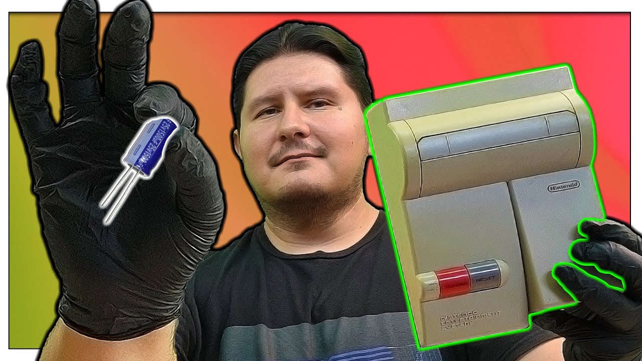 Nintendo NES Top Loader Capacitor Replacement